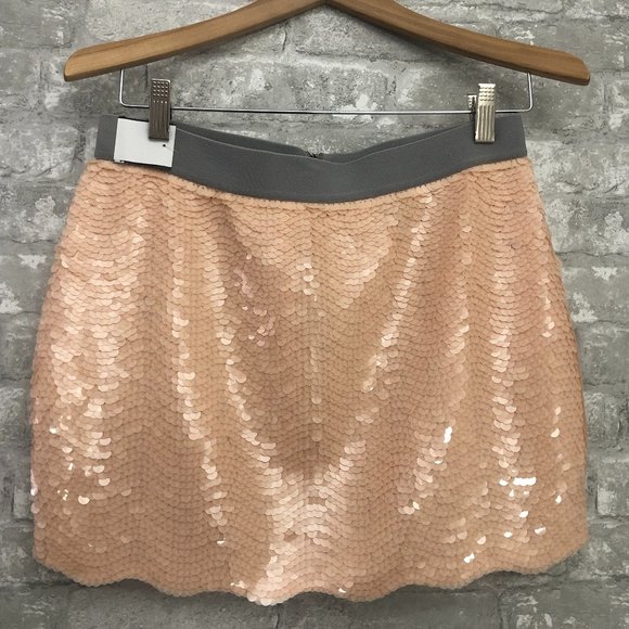 BCBGMaxAzria Peachy sequins mini skirt "Michaela" - Picture 2 of 5